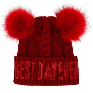 Disney “best day ever” pompom beanie